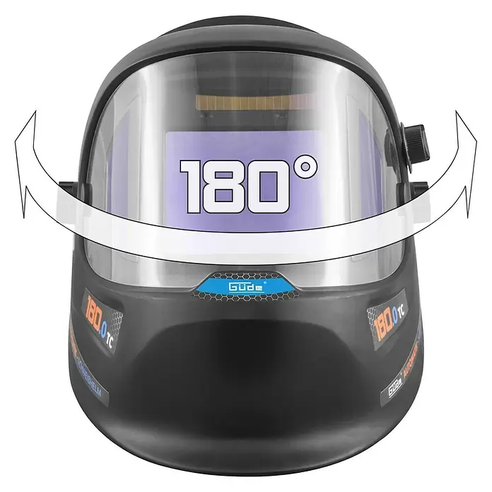 Güde Schweißhelm GSH 180-TC-2Maße Sichtfenster: 100 x 90 mm