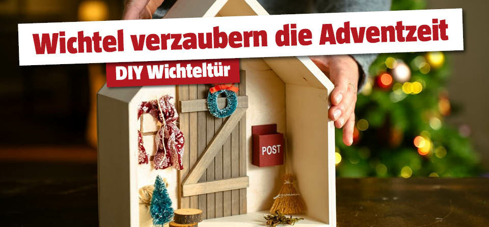 DIY Wichteltür zur Adventzeit