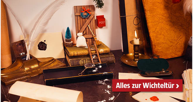 Wichteltür zur Weihnachtszeit