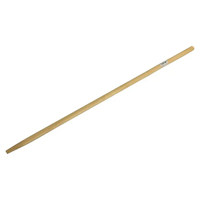 Mango de madera - Largo: 1.200 mm, Específico para: Palas y horcas - Mango de madera marrón claro y liso, perfecto para herramientas. Es robusto y duradero, asegurando un buen agarre.