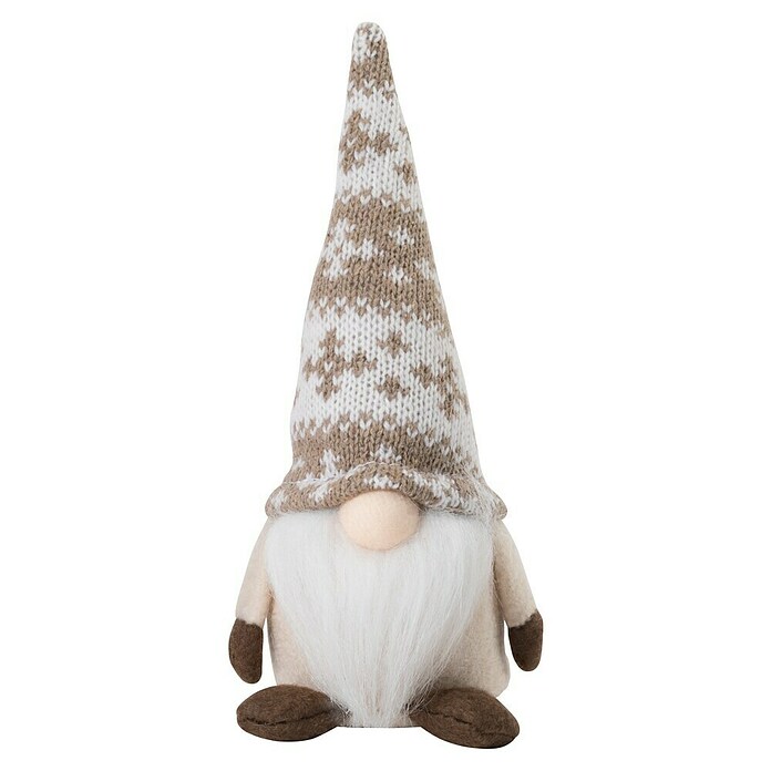 Dekofigur Weihnachtswichtel (Höhe: 18 cm, Sitzend, Farbig sortiert)