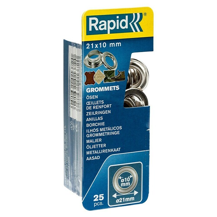 Rapid Ösen (Durchmesser: 10 mm, 25 Stk.)