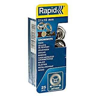 Rapid Ojales (Diámetro: 10 mm, 25 ud.)