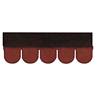 Onduline Tégola cola de castor (Apto para: Cubierta inclinada, Rojo)