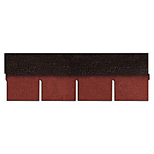 Onduline Tégola standard rectangular (Rojo, Apto para: Cubierta inclinada)