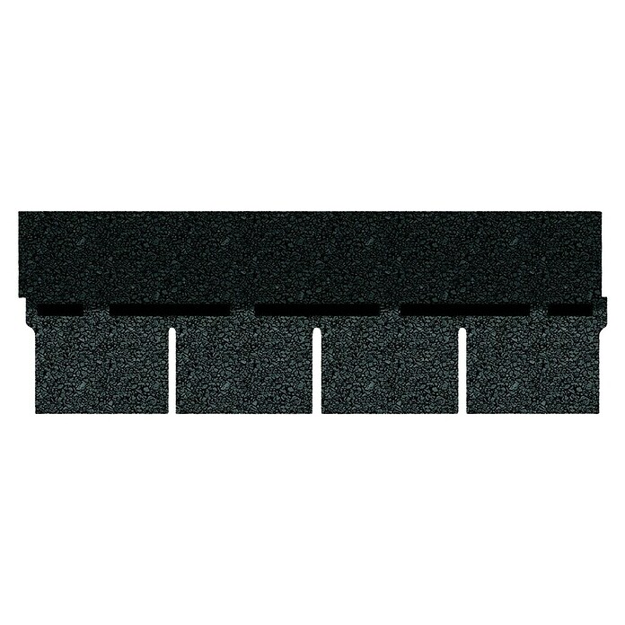 Onduline Tégola standard rectangular (Negro, Apto para: Cubierta inclinada) | BAUHAUS