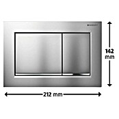Geberit Placa de accionamiento (Cromado mate, 2 descargas)
