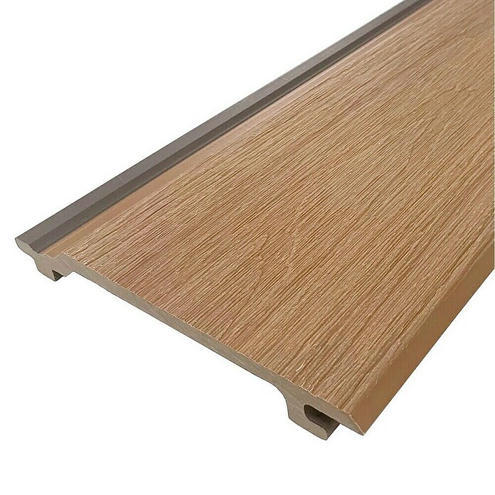 Loseta de exterior Texturada (L x An x Es: 2.200 x 148 x 21 mm, Marrón)