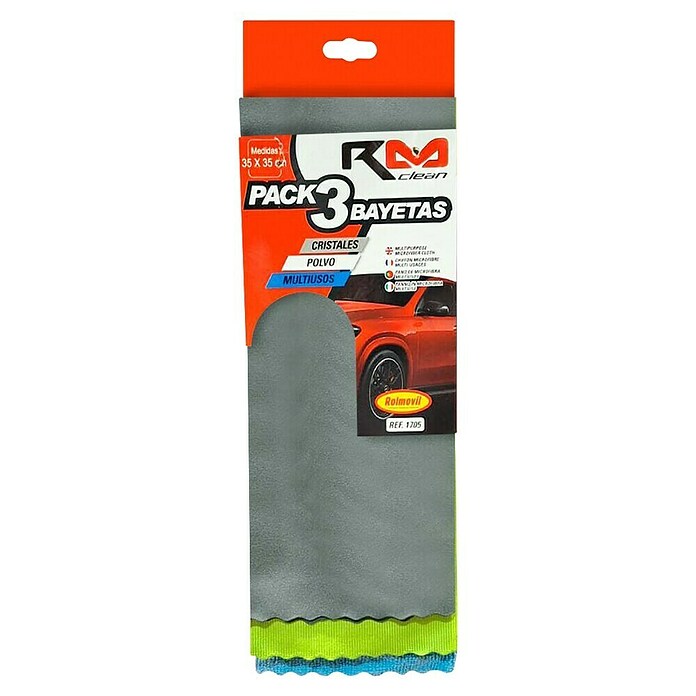 Rolmovil Clean Bayeta (35 x 35 cm, 3 pzs.) | BAUHAUS