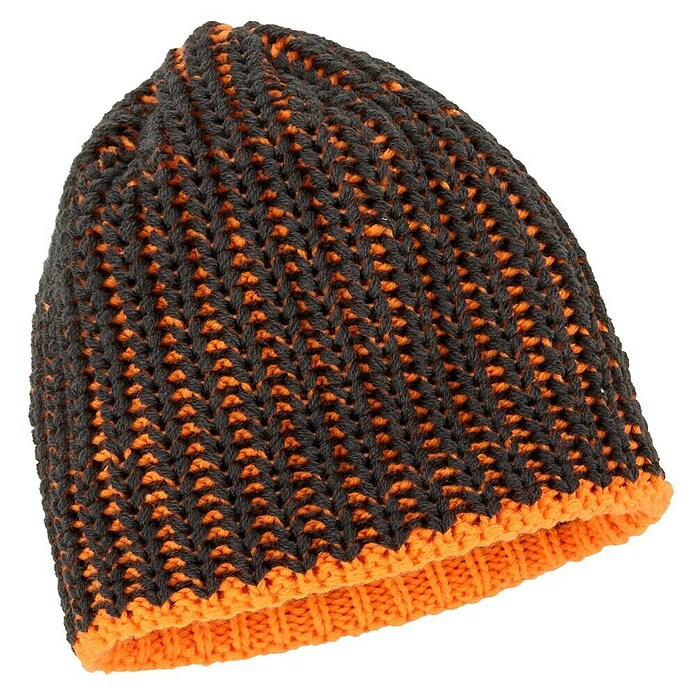 Bullstar Strickmütze Ultra (Schwarz/Orange, Einheitsgröße) | BAUHAUS