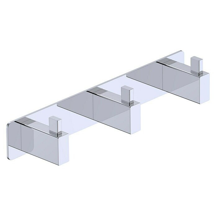 Camargue Makalu Colgador de baño (Número de ganchos: 3 ud., Cromo) | BAUHAUS