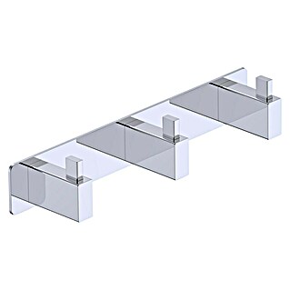 Camargue Makalu Colgador de baño (Número de ganchos: 3 ud., Cromo)