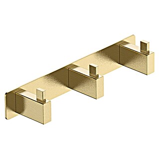 Camargue Makalu Colgador de baño (Número de ganchos: 3 ud., Oro)