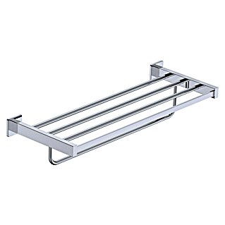 Camargue Makalu Toallero con estante (Ancho: 55 cm, Cromo)