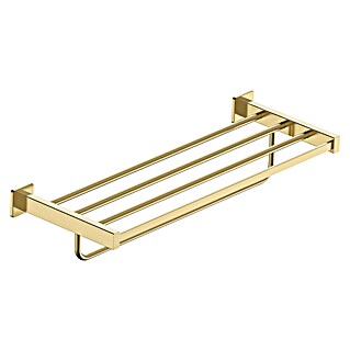 Camargue Makalu Toallero con estante (Ancho: 55 cm, Oro)