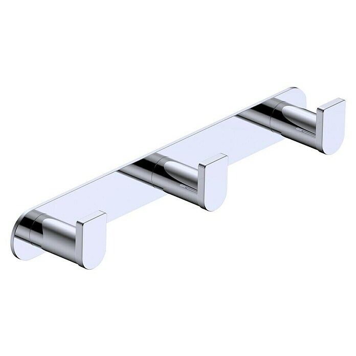 Camargue Lhotse Colgador de baño (Número de ganchos: 3 ud., Cromo) | BAUHAUS