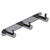 Camargue Carlit Colgador de baño (Número de ganchos: 3 ud., Black gun metal) | BAUHAUS
