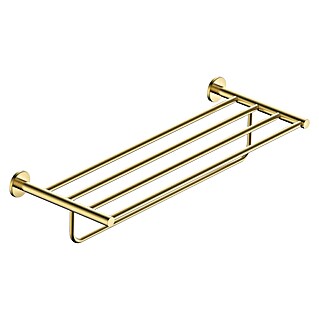 Camargue Carlit Toallero con estante (Ancho: 60 cm, Oro)