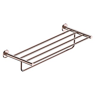 Camargue Carlit Toallero con estante (Ancho: 60 cm, Oro rosa)