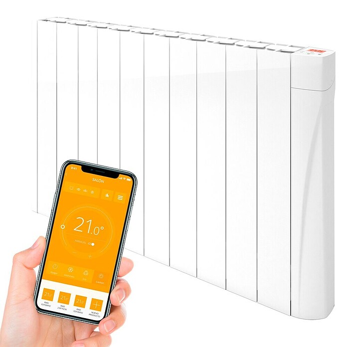 Voltomat HEATING Emisor térmico de fluido de bajo consumo VOLTW (1.250 W, Blanco, L x An x Al: 9,8 x 90,7 x 57,5 cm)