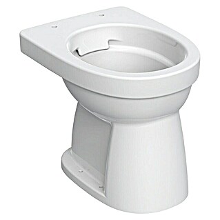 Geberit Renova Stand-WC (Spülrandlos, Ohne Spezialglasur, Spülform: Flach, WC Abgang: Senkrecht, Weiß)