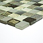 Mosaikfliese Crystal Mix XCM R09 (27,3 x 27,3 cm, Braun/Grau, Matt)