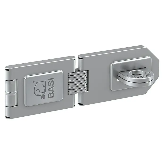 Basi Sicherheitsüberfalle SF 50 - L x B: 155 x 47 mm, Verzinkt - Das BASI Sicherheitsschloss bietet zuverlässigen Schutz und ist ideal zur Absicherung von Türen, Toren und Wertgegenständen.