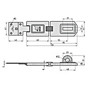 Basi Sicherheitsüberfalle SF 50 (L x B: 155 x 47 mm, Verzinkt) | BAUHAUS