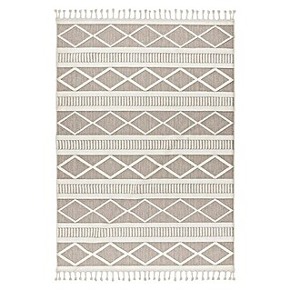 Fransenteppich Tunis 401 (Beige, 230 x 160 cm, 100 % Polyester)