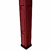 Regalux Schwerlastregal (Traglast pro Boden: 65 kg, Anzahl Böden: 5 Stk., Stecken, Grau/Rot) | BAUHAUS
