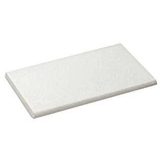 SAS Poolumrandung Garonne (50 x 30 x 2,5 cm, Beton, Weiß)