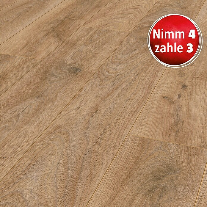 LOGOCLIC Edition Laminat Vinto Sundance Oak (1.288 x 195 x 8 mm, Landhausdiele, Vinto Sundance Oak) | BAUHAUS