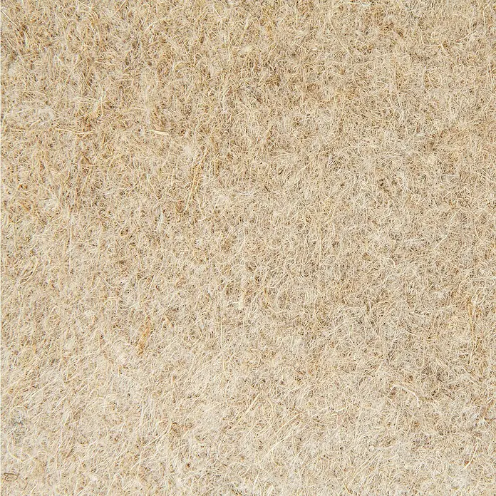 Windhager Unkrautmatte - L x B: 4 x 0,5 m - Nahaufnahme von beigem Filzstoff mit feinen Fasern, ideal für Bastelarbeiten und als Textur.