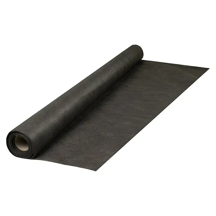 Windhager Unkrautvlies Öko - Vlies, L x B: 10 x 1 m - Aufgerollte schwarze Unkrautfolie, ideal für Garten- und Landschaftsbau, schützt vor Unkrautwuchs und speichert Feuchtigkeit.