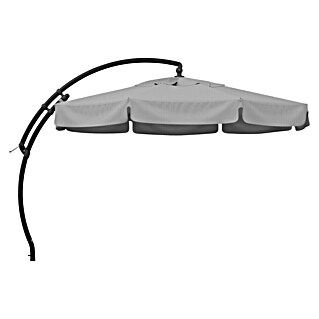 Sun Garden Ampelschirm rund Easy Sun (Hellgrau, Durchmesser Bespannung: 350 cm)