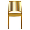 Siena Garden Urban Lights Stapelstuhl Set Lane (4 Stk., Polypropylen, Stapelbar, Mustard, B x T x H: 46 x 56 x 80 cm) | BAUHAUS