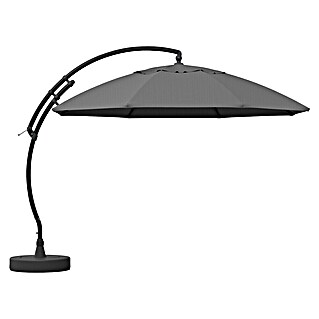 Sun Garden Ampelschirm rund Easy Sun (Grau-meliert, Durchmesser Bespannung: 375 cm)