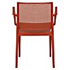 Siena Garden Urban Lights Gartenmöbel-Set Square Sessel/Paco Tisch (Sessel (L x B x H): 56 x 56 x 80 cm, Tisch (L x B x H): 140 x 90 x 71 cm, 5 -tlg., Polypropylen, Melamin, Brick/Anthrazit) | BAUHAUS