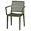 Siena Garden Urban Lights Stapelsessel Set Lane (10 Stk., Polypropylen, Stapelbar, Olive, B x T x H: 57 x 56 x 80 cm) | BAUHAUS