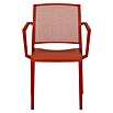 Siena Garden Urban Lights Gartenmöbel-Set Square Sessel/Paco Tisch (Sessel (L x B x H): 56 x 56 x 80 cm, Tisch (L x B x H): 140 x 90 x 71 cm, 5 -tlg., Polypropylen, Melamin, Brick/Anthrazit) | BAUHAUS
