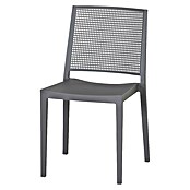Siena Garden Urban Lights Gartenmöbel-Set Square Stuhl/Sola Tisch (5 -tlg., Polypropylen, Grau/Anthrazit, ⌀ 80 cm) | BAUHAUS