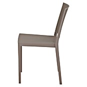 Siena Garden Urban Lights Stapelstuhl Set Square (2 Stk., Polypropylen, Stapelbar, Taupe, B x T x H: 56 x 56 x 80 cm) | BAUHAUS