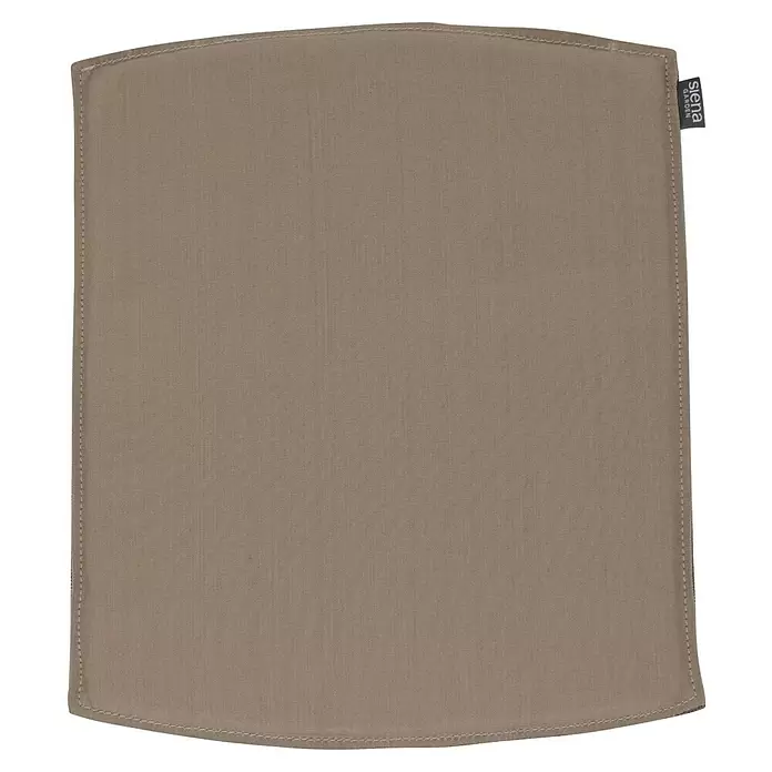 Siena Garden Urban Lights Sitzkissen District - L x B x H: 43 x 36 x 1,5 cm, Taupe, 83% Polypropylen / 17% Polyurethan - Taupefarbenes Gartenmöbelkissen aus Webstoff mit Siena Garden Etikett.