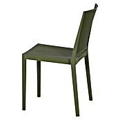 Siena Garden Urban Lights Stapelstuhl Set Square (L x B x H: 56 x 56 x 80 cm, Olive, Gesamtstückzahl: 2 Stk.) | BAUHAUS