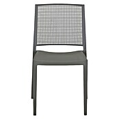 Siena Garden Urban Lights Gartenmöbel-Set Square Stuhl/Sola Tisch (5 -tlg., Polypropylen, Grau/Anthrazit, ⌀ 80 cm) | BAUHAUS
