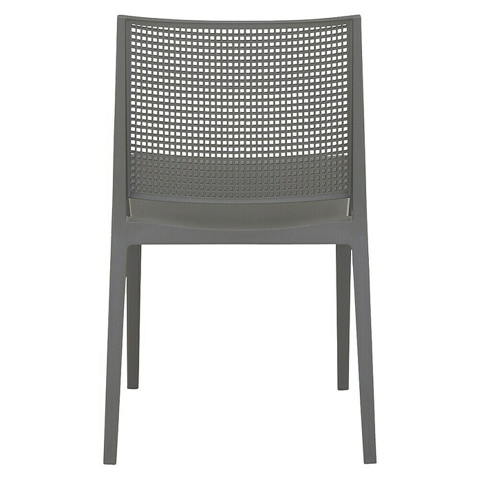 Siena Garden Urban Lights Gartenmöbel-Set Square Stuhl/Sola Tisch (5 -tlg., Polypropylen, Grau/Anthrazit, ⌀ 80 cm) | BAUHAUS