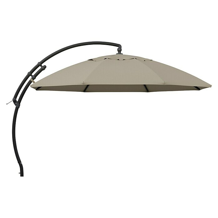 Sun Garden Ampelschirm rund Easy Sun (Beige-meliert, Durchmesser Bespannung: 375 cm) | BAUHAUS