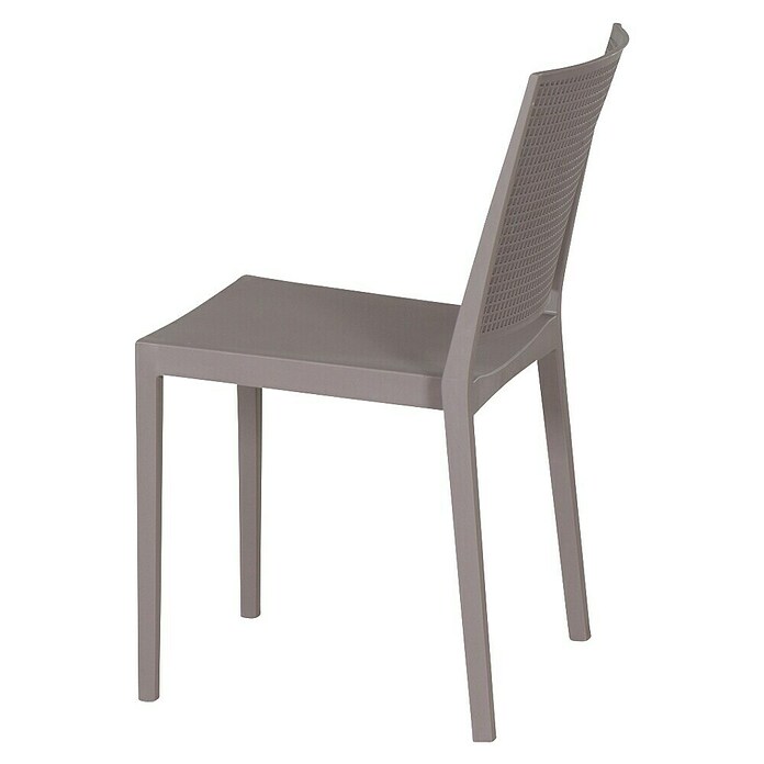 Siena Garden Urban Lights Gartenmöbel-Set Square Stuhl/Paco Tisch (Stuhl (L x B x H): 56 x 56 x 80 cm, Tisch (L x B x H): 70 x 70 x 71 cm, 3 -tlg., Polypropylen, Melamin, Taupe/Anthrazit) | BAUHAUS