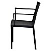 Siena Garden Urban Lights Gartenmöbel-Set Square Sessel/Paco Tisch (Sessel (L x B x H): 56 x 56 x 80 cm, Tisch (L x B x H): 140 x 90 x 71 cm, 5 -tlg., Polypropylen, Melamin, Anthrazit) | BAUHAUS
