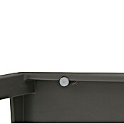 Siena Garden Urban Lights Gartenmöbel-Set Square Stuhl/Sola Tisch (5 -tlg., Polypropylen, Grau/Anthrazit, ⌀ 80 cm) | BAUHAUS